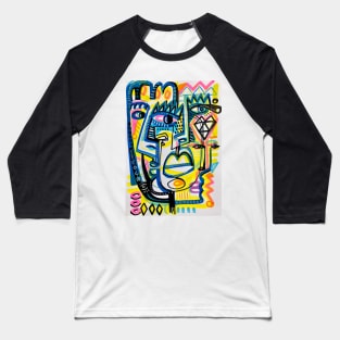 Modern face Baseball T-Shirt